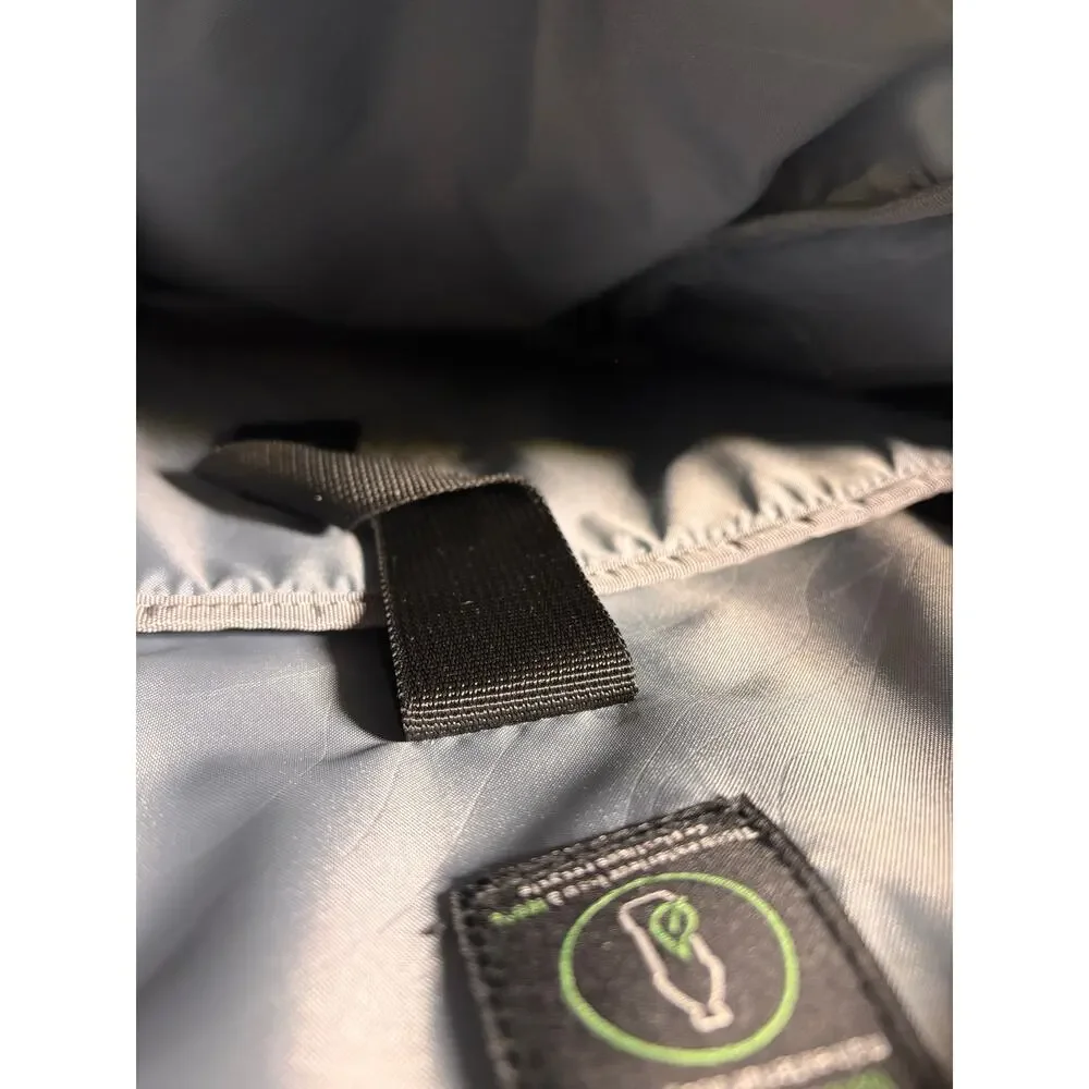 NEW Gray Silver Dell Laptop Bag Bookbag Backpack Internal Compartments Pockets!
